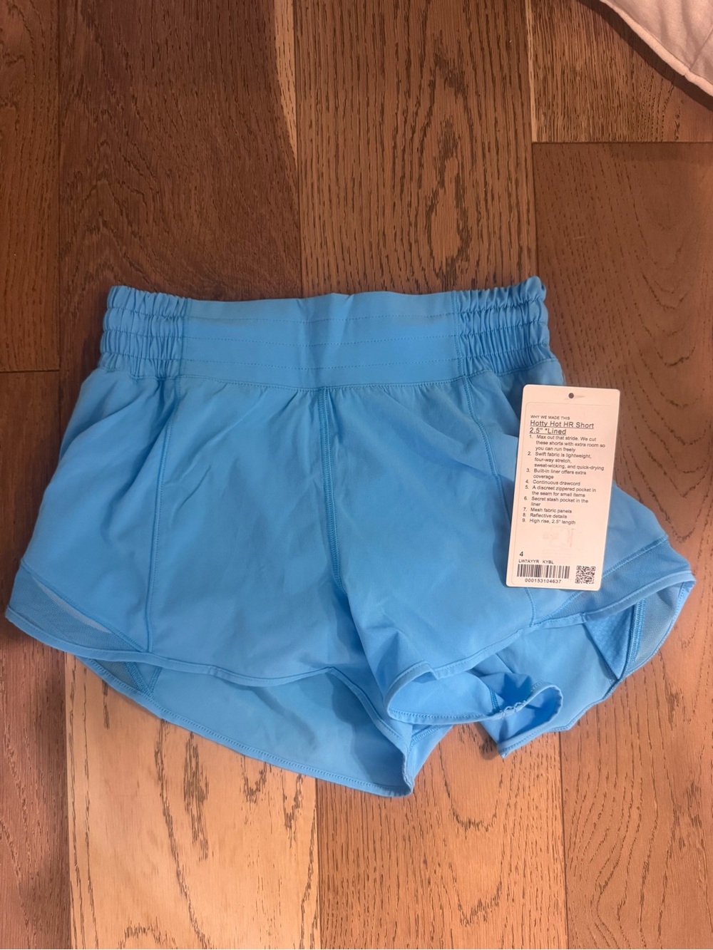 lululemon athletica Sky Blue Athletic Running Shorts